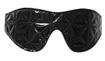 Чёрная маска на глаза с геометрическим узором Pyramid Eye Mask (Цвет: черный)