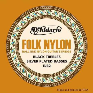 Струны для фолк гитары D'ADDARIO EJ32