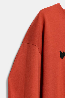 ZARA ФУТБОЛКА С НАДПИСЬЮ ROMA, КРАСНЫЙ