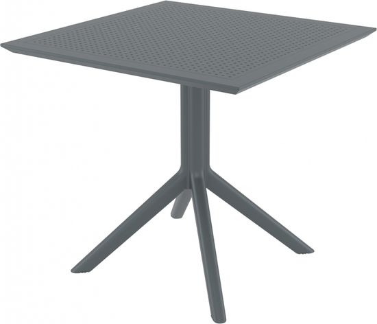 Стол пластиковый Sky Table 80 темно-серый