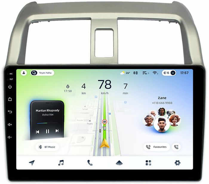 Магнитола для Honda Airwave 2005-2010 - Teyes CC4L-DTS монитор 9" IPS, Android 14, Быстрая, Snapdragon 662, CarPlay, 4G SIM-слот