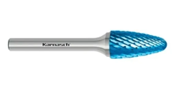 Борфреза твердосплавная Karnasch форма M, 6х20х6х50 мм, насечка HP-6, без покрытия, арт. 11.3094-030
