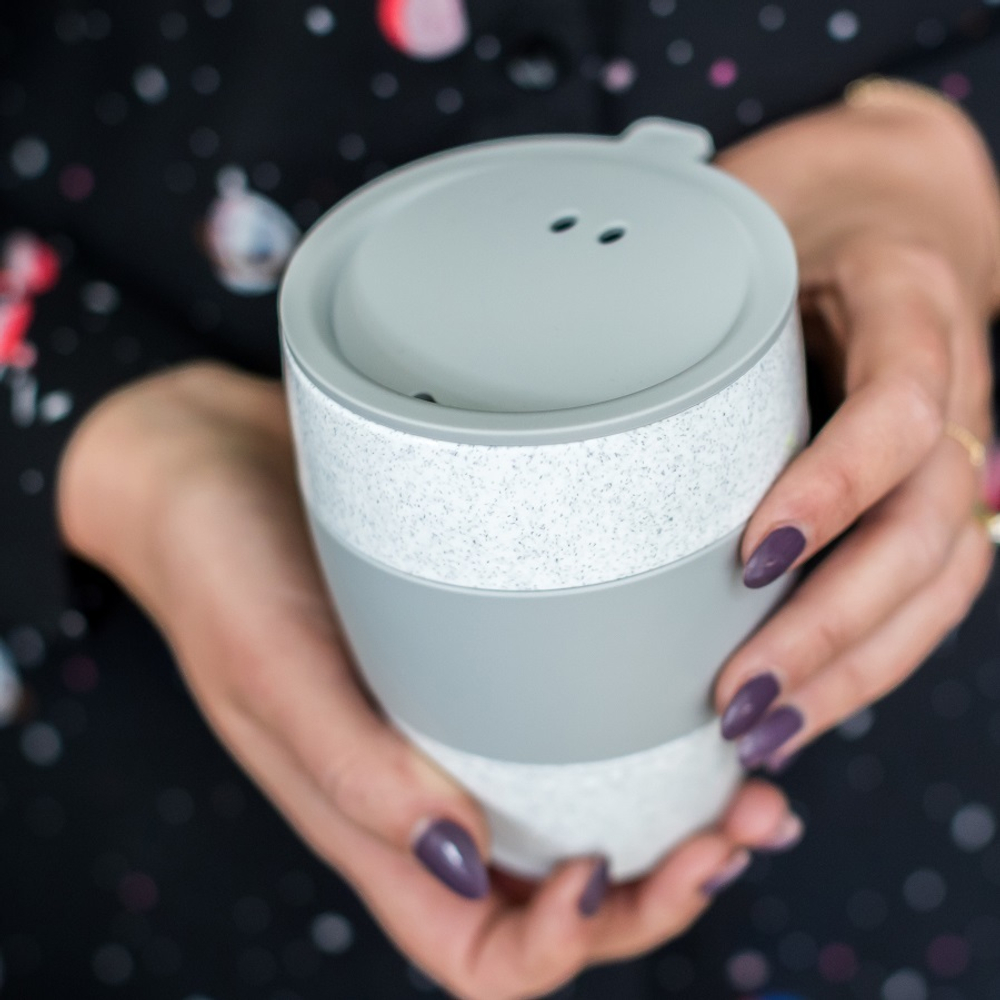 Термокружка 400мл Koziol AROMA TO GO 2.0 Organic зеленая