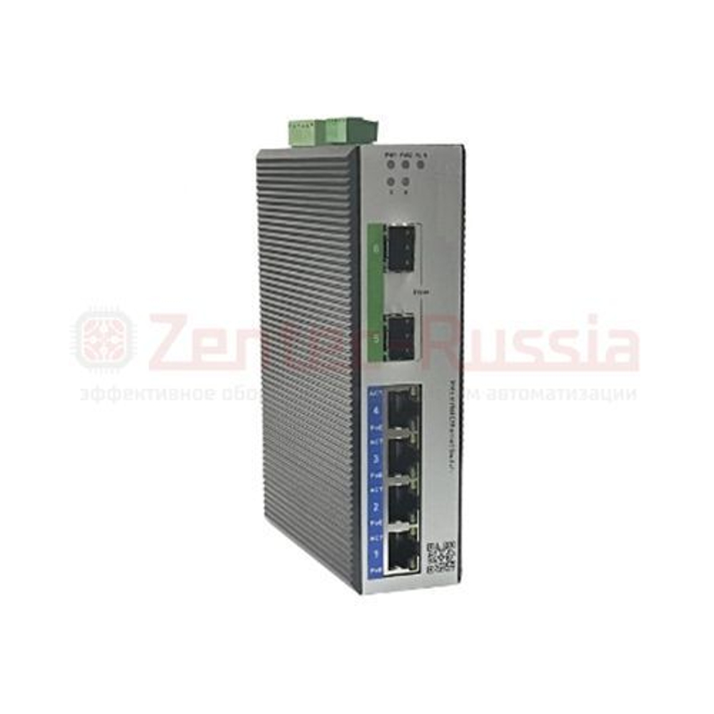 MES-304-2S-L2 6 портов, управляемый промышленный коммутатор 2GE SFP + 4GE Copper (RS485+RS232)