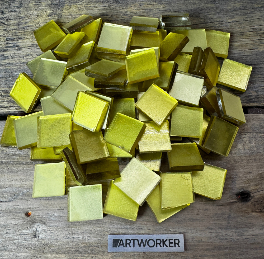 Золотая смальта на основе серебра 22х22 мм ArtWorker