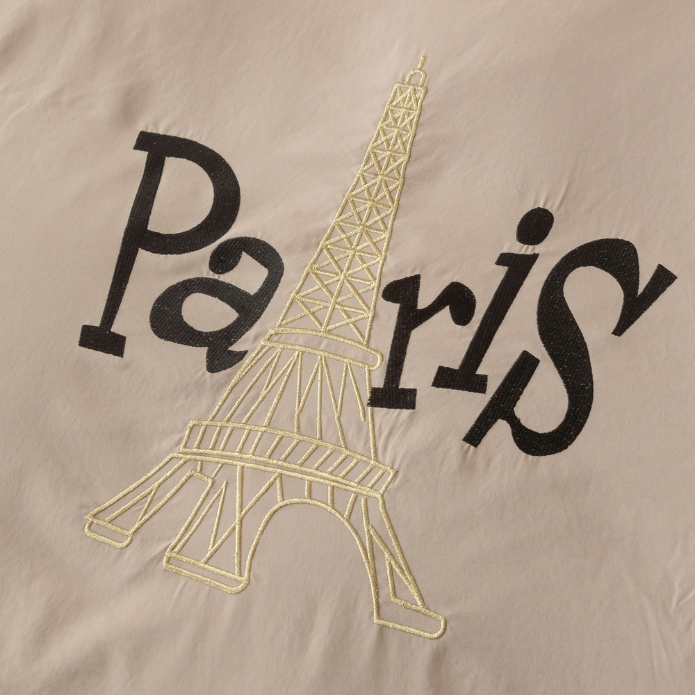 КПБ Mood of Paris на резинке MPR001, Евро, 4 наволочки, простынь 160*200*35