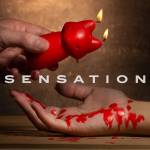 Красная БДСМ-свеча в форме злой кошки Fox Drip Candle (Цвет: красный)