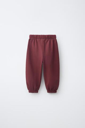 ZARA КОМПЛЕКТ ИЗ ДВУХ ОДНОТОННЫХ ДЖОГГЕРОВ, СЕРЫЙ МЕЛАНЖ