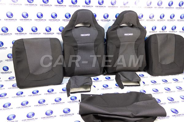 Анатомический комплект для переделки сидений ВАЗ в "Recaro" ("Рекаро") из ткани "Ультра" или "Искринка"