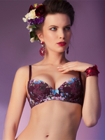 Бюстгальтер 8064 Amelie (sliva бордовый 85D)