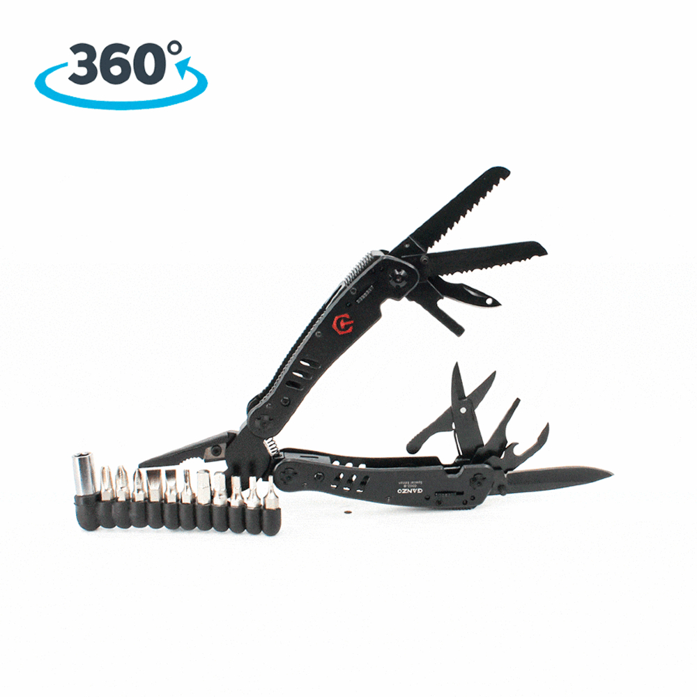 Мультитул Ganzo G302B (26 инстр.) 440C (56-58HRC) --