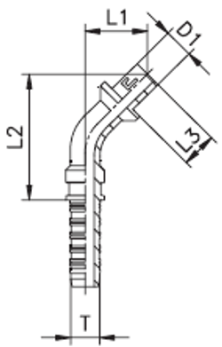 Фитинг DN 06 BEL (Ш) 8 (45)