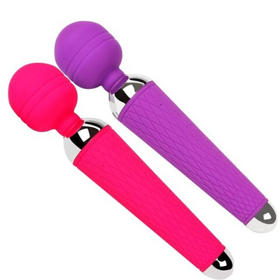 Маленький мощный силиконовый вибратор Female Massage Wand 10 режимов (фиолетовый) (Цвет: фиолетовый)