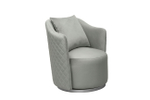 Кресло Garda Decor Верона (Verona) вращающееся, велюр мятный Colt025-MINT, хром 70*77*80 см