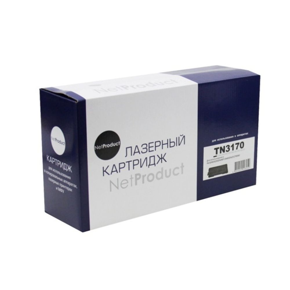 Тонер-картридж NetProduct (N-TN-3170) для Brother HL-5240/5250DN/5270DN, Универальный, 7K