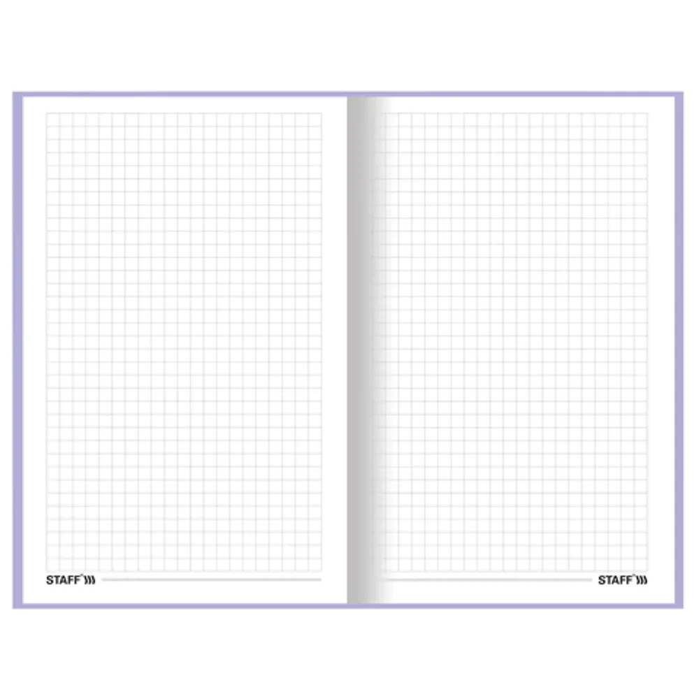 Записная книжка А5, 80л, клетка, твердая, Staff Beagles