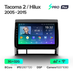 Teyes SPRO Plus 9" для Toyota Tacoma 2, Hilux 2005-2015