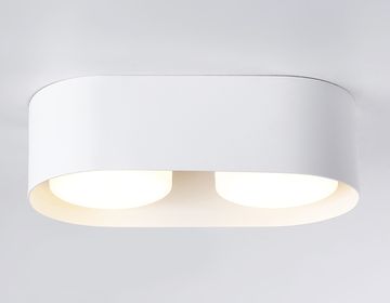 Светильник накладной со сменной лампой 2*GX53 TN70818/2 WH белый Techno Ambrella
