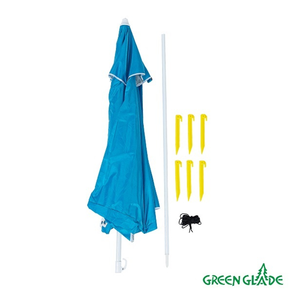 Зонт Green Glade A2102 голубой