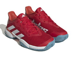 детские Кроссовки теннисные Adidas Barricade - better scarlet/cloud white/preloved red