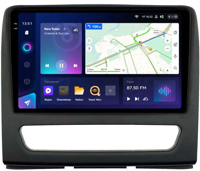 Магнитола для Sollers Atlant 2022+ (рамка 9) - Teyes CC3-2K QLed Android 10, Быстрая, SIM-слот, CarPlay