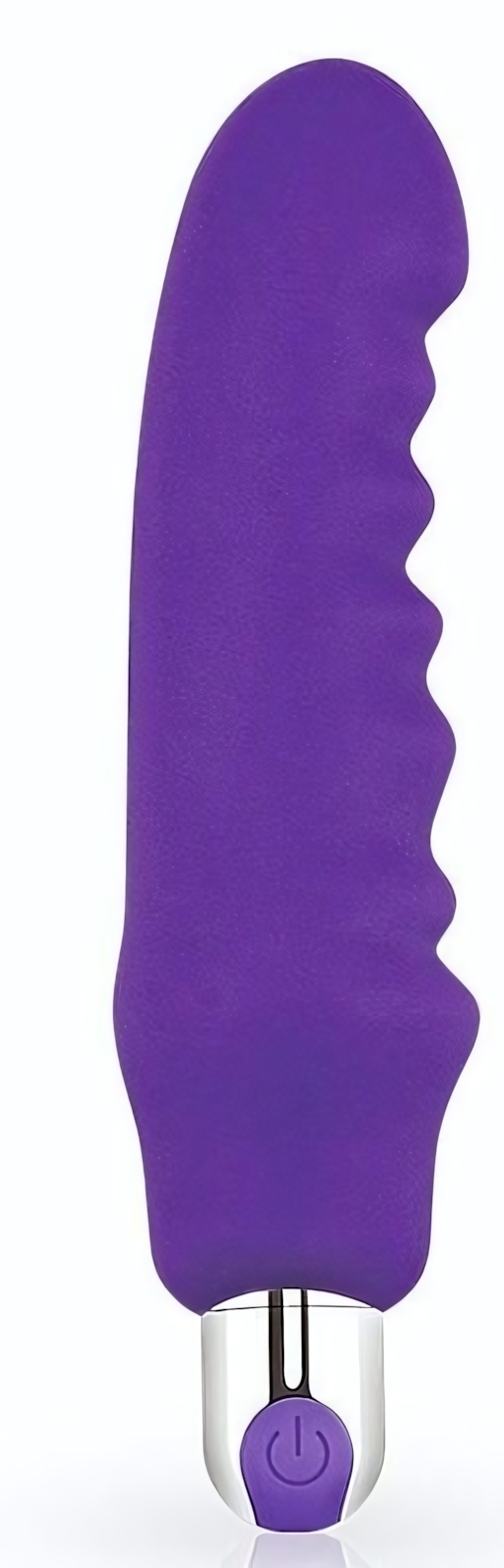 Фиолетовый вибратор Rechargeable IJOY Silicone Waver - 16,5 см. (Цвет: фиолетовый)