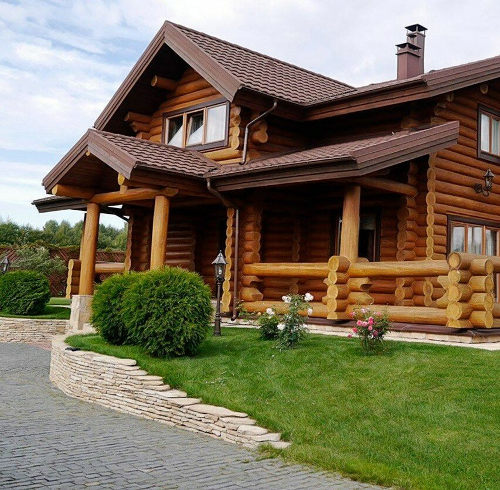 Металлическое основание для оцилиндрованного бревна диаметром 260 мм