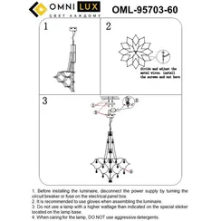 Подвесная люстра Mezzo OML-95703-60 Omnilux