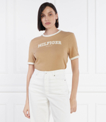 Футболка MONOTYPE FLOCK Tommy Hilfiger - светло-коричневый(WW0WW41208)
