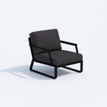 Диван трехместный Ideal Patio ЭСТИВО антрацит