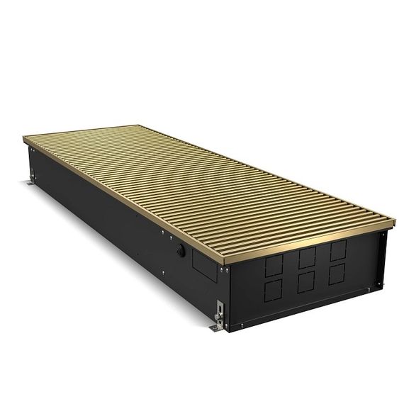 Конвектор внутрипольный Royal Thermo ATRIUM 150/400/2400 2889 Вт золотой
