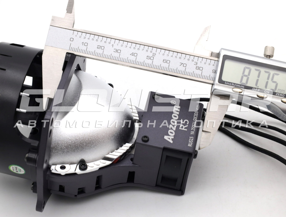 Билед модули Aozoom R5 2025 3.0 дюйма, 2 чипа, 5500K, 12V, 75W/83W, крепление 3R (комплект, 2шт)