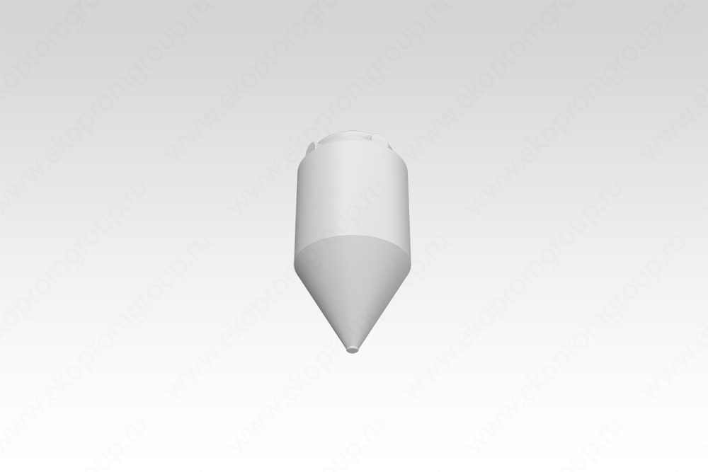 Ёмкость пластиковая пищевая ЭкоПром ФМ 120 л. конусная (50x50x103см;белый) - арт.555371