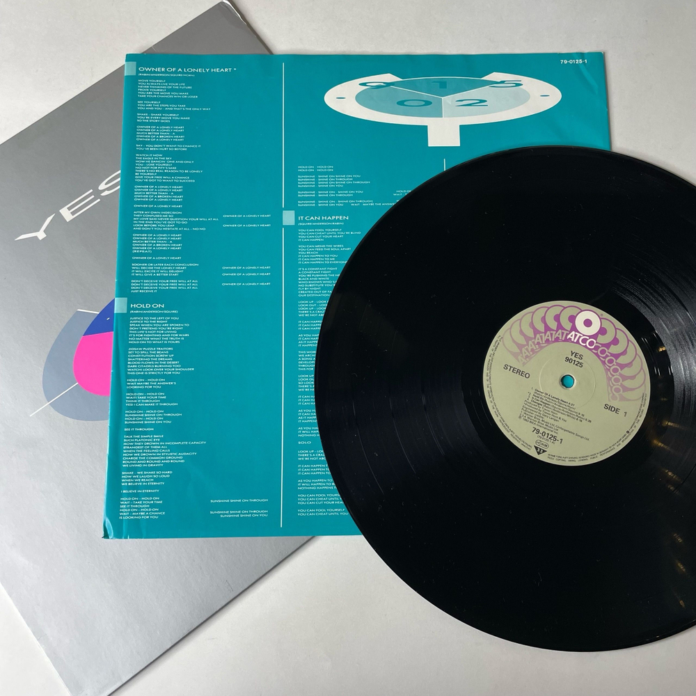 Винтажная виниловая пластинка LP Yes 90125 (Германия 1983) Owner Of A Lonely Heart