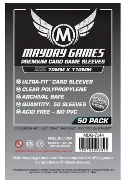 Протекторы для настольных игр Mayday Premium Magnum Lost Cities (70x110) - 50 штук