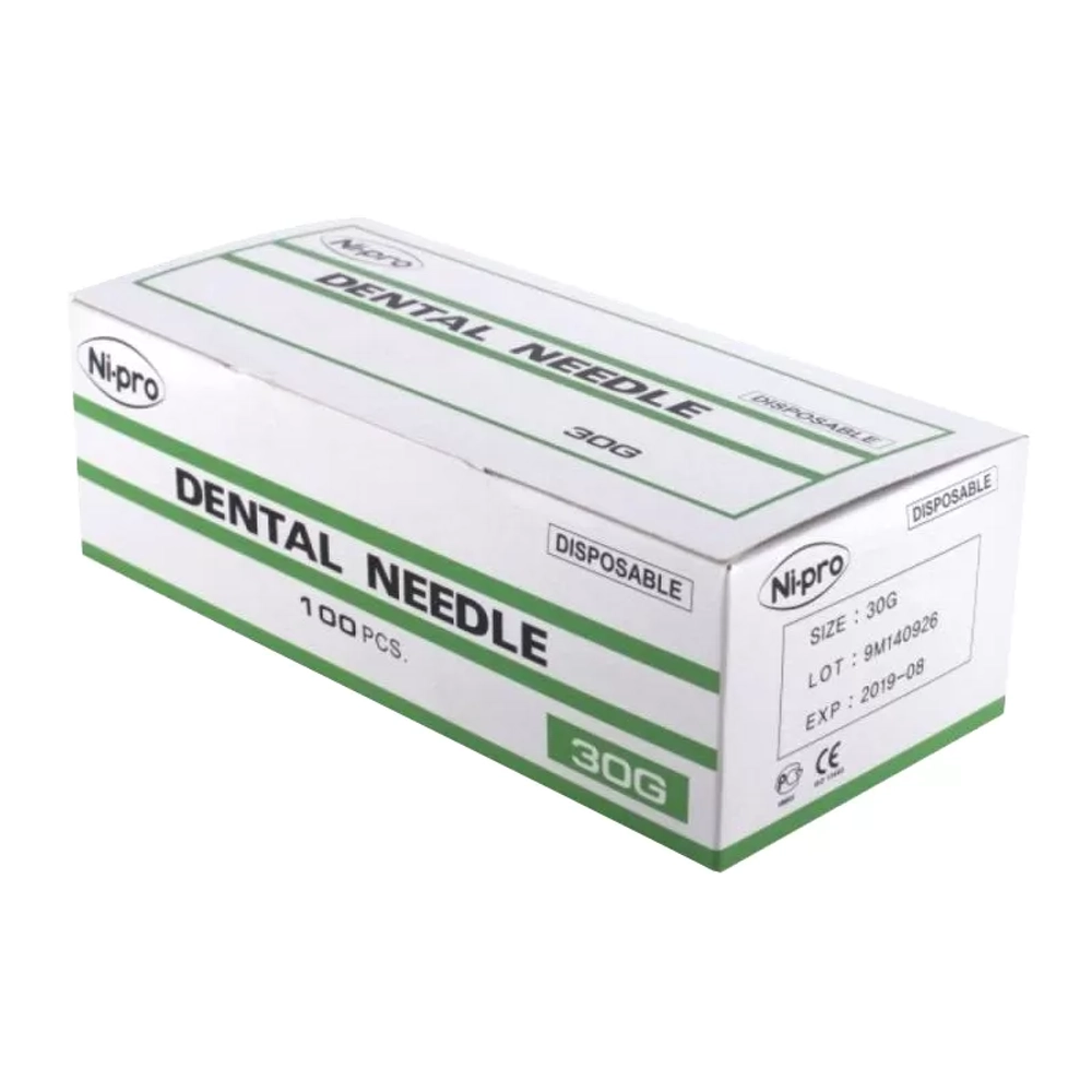 Игла дентальная NI-PRO 30G 0,3х25 100 шт