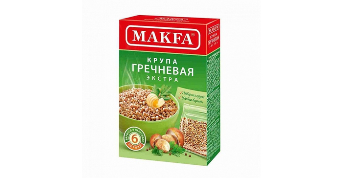 Макфа Крупа Гречневая Ядрица Настоящая Гречка Экстра 400 гр. 9 шт./упак. 131-4Н (RU Д-RU.РА06.В.88084/23 , с 28.08.2023 по 27.08.2028, 14.01.2027, РОССИЯ)