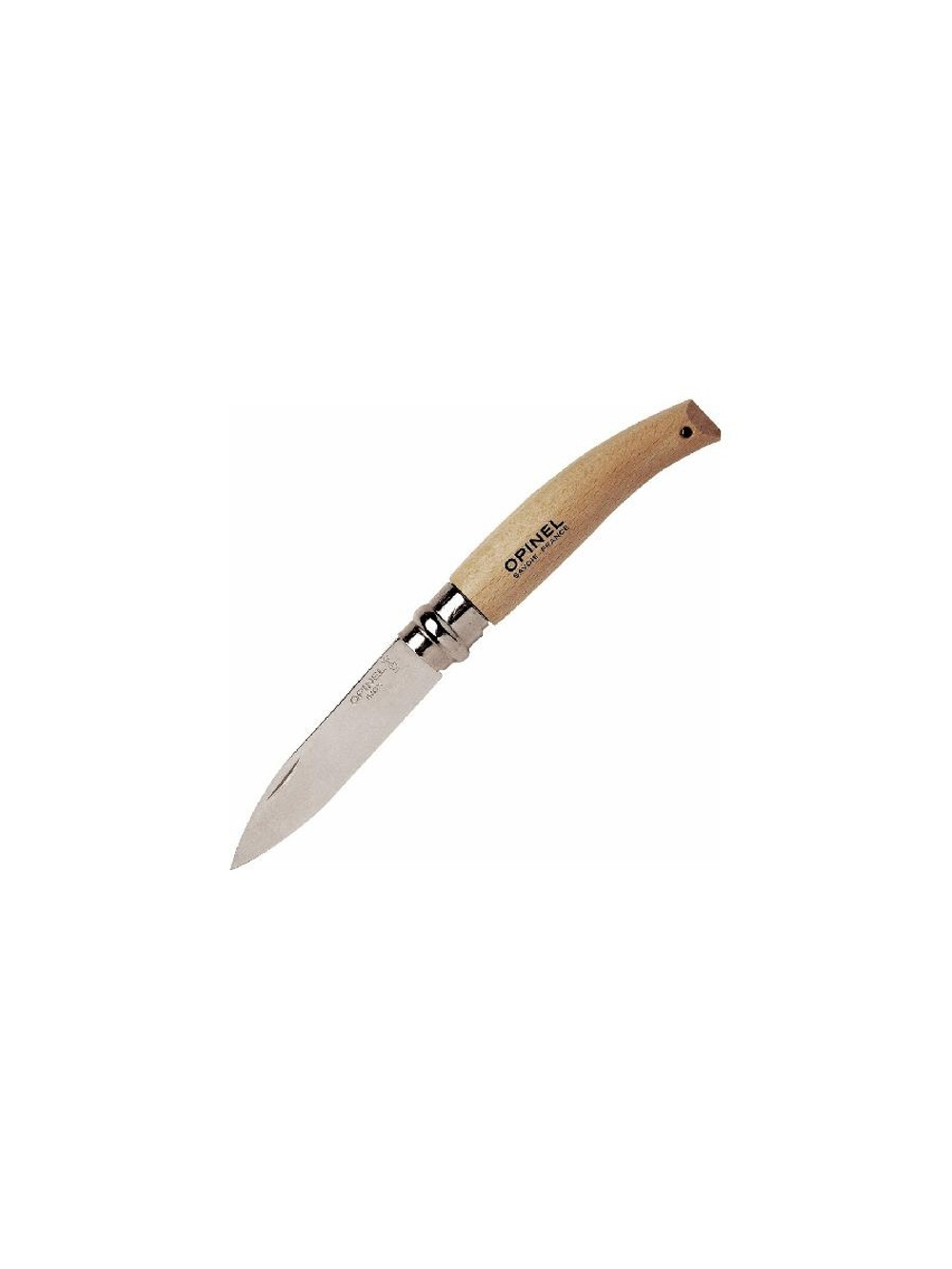Нож Opinel №8 садовый, нержавеющая сталь, коробка, 133080