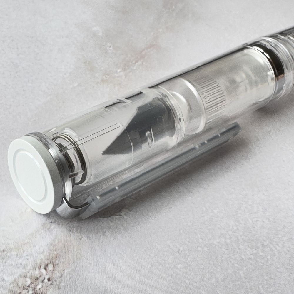 Ручка перьевая Sailor Tuzu Crystal White Steel Nib M (12-0463-401) 5