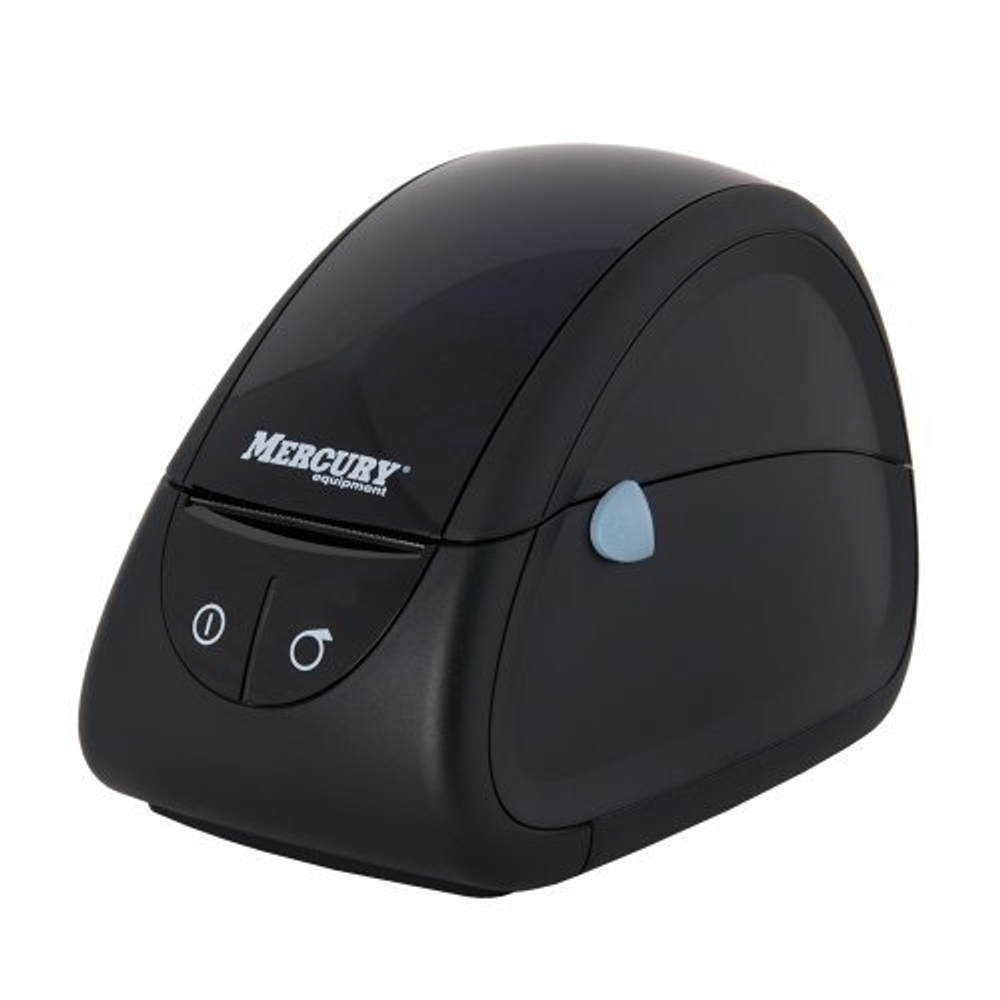 Термопринтер Mertech MPRINT LP58 EVA (для печ.накл.) стационарный черный