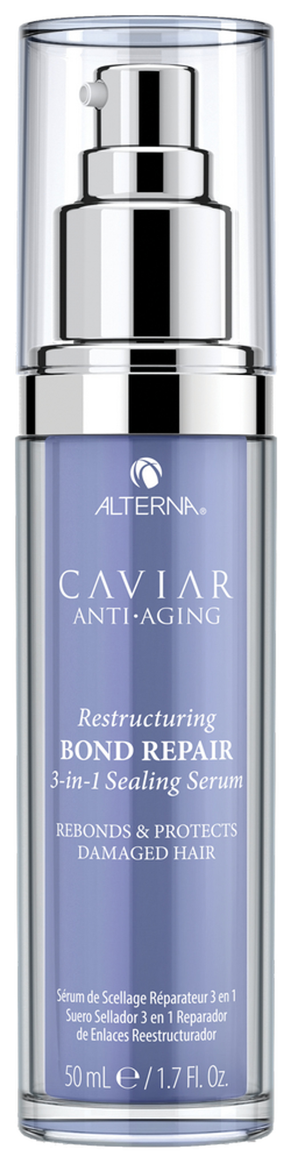 CAVIAR Anti-Aging Restructuring Bond Repair 3-in-1 Sealing Serum/Уплотняющая сыворотка-регенерация тройного действия для восстановления поврежденных волос, 50 мл