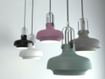 Pendant design lamp Copenhagen by Space Copenhagen D35 (Blue)