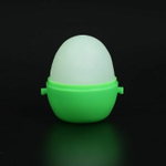 Рельефный мастурбатор EGG в зеленом футляре (Цвет: прозрачный)