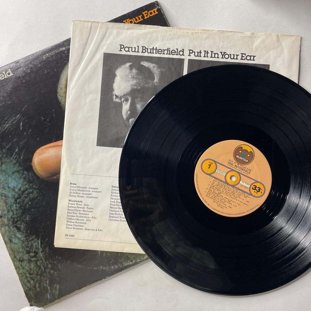 Винтажная виниловая пластинка LP Paul Butterfield Put It In Your Ear (США 1976)