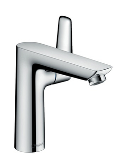 Смеситель для раковины Hansgrohe Talis E 150, однорычажный, со сливным матовый чёрный 71754670