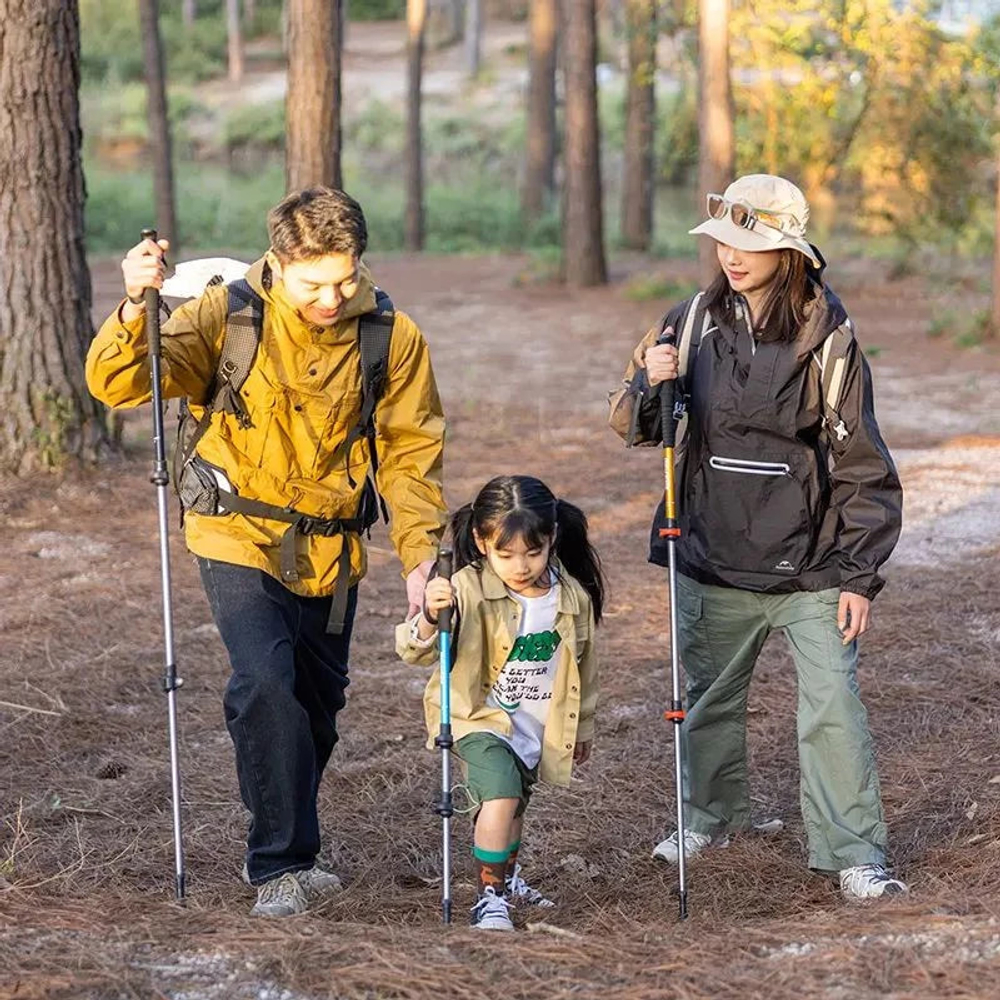 Треккинговая палка Naturehike ST 01 6061 (3-секции) NH17D001-Z (62-135cm), артикул NH17D001-Z, цвет Зеленый