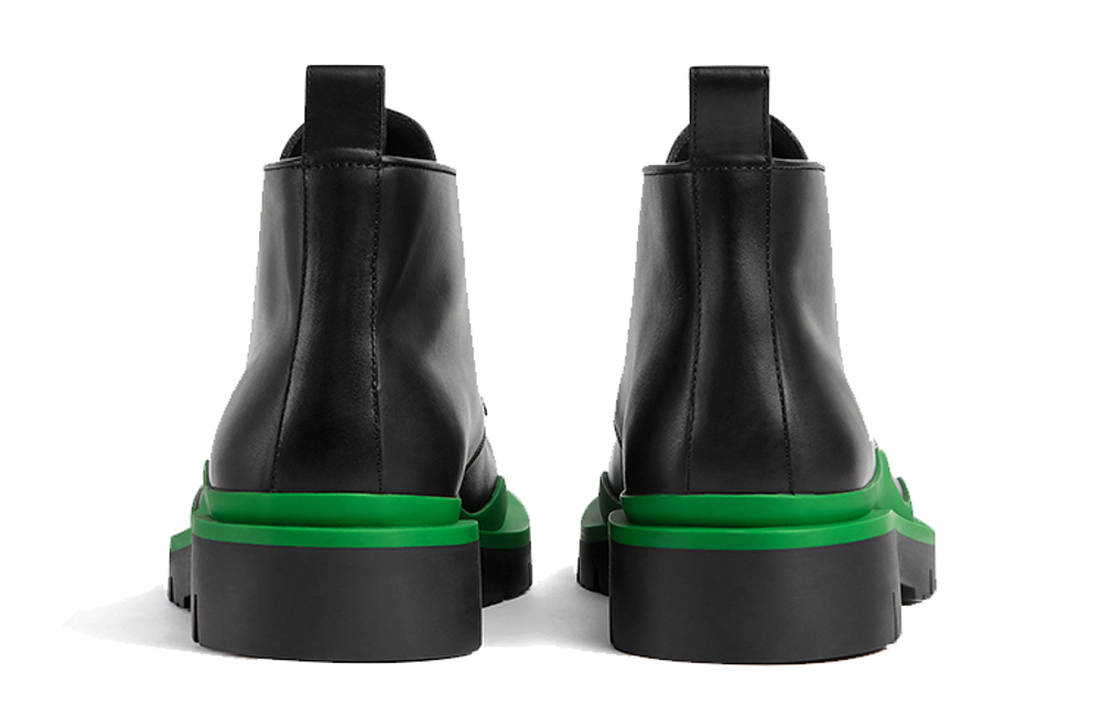 Bottega Veneta Tire Desert Boot Black Green