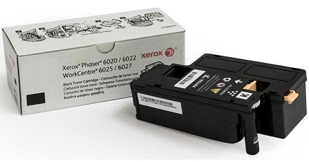 Тонер-картридж XEROX Phaser 6020/22/WC 6025/27 черный (2K) (106R02763)