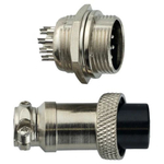 Авиационный разъем GX16 10Pin (штекер+гнездо)