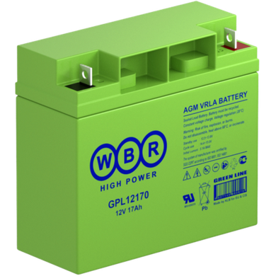 Аккумулятор WBR GPL12170 - AGM ( 12В / 18Ач )